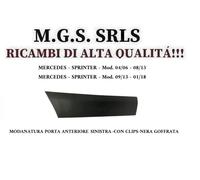 MODANATURA PORTA ANTERIORE SINISTRA-NERA GOFFRATA MERCEDES SPRINTER 04/06-01/18