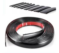 Modanatura Stacca e Incolla, Striscia Autoadesiva for Auto da 16,4 Piedi - Paraurti Universale, Finestra, Porta, Lato del Corpo Superfici Decorative dei Mobili Domestici(Black,15mm(0.59Inch))