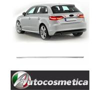 Modanatura striscia cromo portabagagli posteriore per Audi A3 dal 2013 al 2021