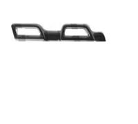 Modanatura superiore griglia destro per dacia duster dal 2013 cromata 623839492R