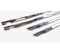 Modanatura superiore in metallo pannelli porta per BMW E10 (serie 2002) 4 pez...