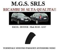 MODANATURA TERMINALE SX PARAURTI ANTERIORE-NERO DACIA-DUSTER-MOD.05/10 12/17