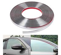 Modanatura universale cromata per auto, 20 mm x 3 m, autoadesiva, protezione dei bordi