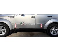 modanature 4 profili porte laterali acciaio cromo minigonne per Dodge Nitro 08