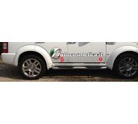 modanature 4 profili porte laterali acciaio cromo minigonne per Dodge Nitro 08