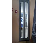 Modanature Battitacchi Batticalcagno Acciaio Lucido LED per FIAT TIPO no FILI