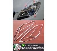 Modanature cornici adesive fari fanali anteriori per Opel Mokka 2013-2016