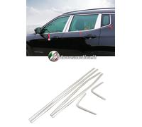 modanature Cornici finestrini inferiori acciaio cromo per Jeep Compass 2016-2022
