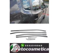 Modanature Cornici finestrini inferiori acciaio cromo per Jeep Renegade 14-24