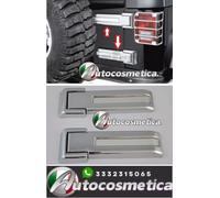 MODANATURE COVER CERNIERE PORTELLONE IN ABS CROMO per Jeep Wrangler 2007-2017,.-
