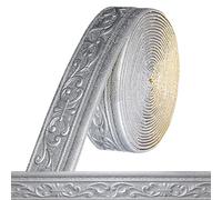 Modanature decorative autoadesive grigio pietra, bordatura autoadesiva, 10 m x 8 cm x 5 mm, impermeabile, bordo 3D, bordo per piastrelle, per corridoi, murali, soffitti, angoli, linee