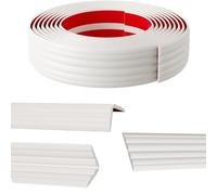 Modanature decorative multifunzioni, autoadesive, utilizzate per la protezione degli angoli, listello flessibile per porte, finestre, pareti e pavimenti, sbucciare e incollare, battiscopa morbido