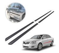 Modanature delle porte laterali per Toyota Avensis Berlina 4D 2009-2018 Nero