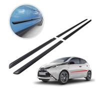 Modanature delle porte laterali per Toyota Aygo Hatchback 5D 2014-2022 Nero