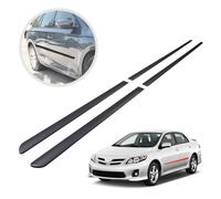 Modanature delle porte laterali per Toyota Corolla Berlina 4D 2006-2013 Nero
