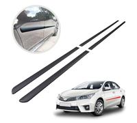 Modanature delle porte laterali per Toyota Corolla Berlina 4D 2012-2019 Nero