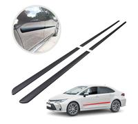 Modanature delle porte laterali per Toyota Corolla Berlina 4D 2019-2025 Nero