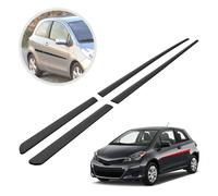 Modanature delle porte laterali per Toyota Yaris Hatchback 3D 2011-2020 Nero