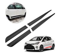 Modanature delle porte laterali per Toyota Yaris Hatchback 5D 2011-2020 Nero
