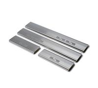 Modanature delle soglie per Chevrolet Aveo Berlina 2011-2014 Spazzolato lucidato