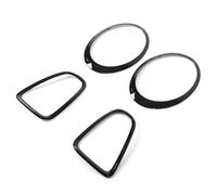 Modanature fari posteriori 4 Pezzi Di Ricambio Fari Anteriori E Posteriori Per Auto Cornice Anello Copertura Per Mini R56 R57 R58 R59 Per Cooper S JCW 2007-2015 Coperchio fanale posteriore