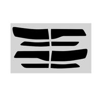 Modanature fari posteriori 8 Pezzi Di Pellicola Protettiva In Vinile Per Fanali Posteriori Per Jeep Per Grand Cherokee 2014-2019 Copertura Fanale Posteriore