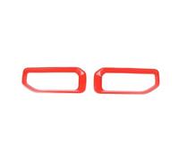 Modanature fari posteriori Copertura Decorativa Per Fendinebbia Posteriore Per Auto Coprilampada Per Jeep Per Wrangler JL 2018 2019 2020 2021 2022 2023 Guscio della lampada(Rosso)