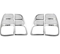 Modanature fari posteriori Copertura Della Lampada Della Luce Posteriore In ABS Cromato Per Toyota Per Land Cruise LC100 FJ100 1998-2004 Cofano lampada