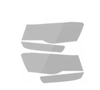 Modanature fari posteriori Per Jeep Per Grand Cherokee WK2 2014-2020 Pellicola Protettiva Per Fari Auto Nera, Adesivo In TPU Trasparente(Transparent)