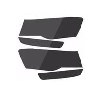 Modanature fari posteriori Per Jeep Per Grand Cherokee WK2 2014-2020 Pellicola Protettiva Per Fari Auto Nera, Adesivo In TPU Trasparente Copertura Fanale Posteriore(Blackened)