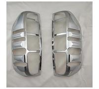Modanature fari posteriori Per Nissan Per Navara D40 Per Frontier 2007 2008 2009 2010 2011 2012 2013 Nero Opaco Per Auto Copertura Fanale Posteriore Stile Pasta Cofano lampada(Chrome)
