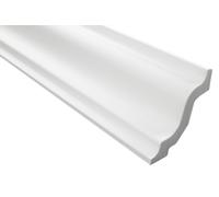Marbet, listelli da soffitto in polistirene XPS, modanature in stucco di alta qualità, leggeri e robusti, dal design moderno (confezione risparmio da 78 metri, E-08, 72x72 mm), listello angolare