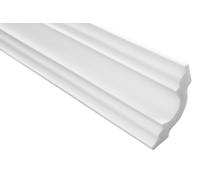 Marbet, listelli da soffitto in polistirene XPS, modanature in stucco di alta qualità, leggeri e robusti, dal design moderno (confezione risparmio da 144 metri, E-14, 50x50 mm), listello angolare