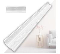 Modanature in polistirene espanso (XPS) - Listelli per soffitto bianchi da 1m - Profili per decorazioni a stucco del soffitto e decorazioni murali - leggere modanature decorative in polistirene