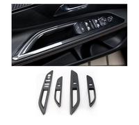 Modanature Interne Auto Copertura Pannello Dell'interruttore Sollevamento Vetro Finestrino Dell'auto per Peugeot 3008 5008 GT 3008GT 5008GT 2016-2018 2019 2020 2021 2022 2023(ABS Carbon Fiber)