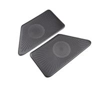 Modanature interne Auto Posteriore Air Vent Condizionatore Uscita Copertura Antipolvere Rivestimento Protettivo Per Serie 5 F10 2011-14/Serie 7 F01 F02 2009-2015 (Colore : Nero)