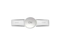 Modanature interne Compatibile Con Benz A B C E GLA CIA ML GL SLK W176 W246 W204 W212 Adesivo Per Pulsante Di Accensione Radio Volume Multimediale Per Auto(Silver A)