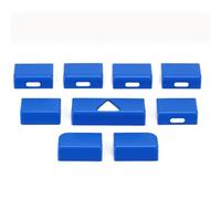 Modanature Interne Compatibile Con Benz Per W177 Per A180 A200 A220 A250 2019 2020 2021 2022 2023 2024 Manopola Presa Aria Condizionata Rivestimento Copertura Adesivo(Blue,Size2)