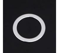 Modanature Interne Compatibile Con BMW Per 3 Series Per E90 E91 E92 E93 Adesivi Decorativi Pulsante Di Avviamento Arresto Motore Dell'auto Accessori Interni(Silver)