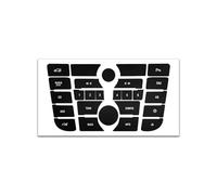 Modanature interne Compatibile Con OPEL Per ASTRA J Per GTC Per Meriva B 2009-2015 Adesivi Per La Riparazione Dei Pulsanti Del Pannello Di Controllo Audio Dell'autoradio CD