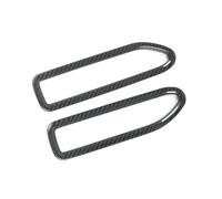 Modanature interne Per Sonata DN8 2020 2021 Auto In Acciaio Inox Prima Sinistra E Destra Bocchette Dell'aria Condizionata Copertura Trim(Carbon black)