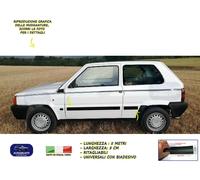 Modanature laterali adesive per Fiat Panda 4x4 Ssley Salva Paraurti Paracolpi
