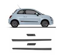 Modanature Laterali Bumper Paracolpi per Fiat 500 2007 con Biadesivo 3M