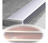 Modanature per scale antiscivolo, gradini per scale finiture bordo in alluminio a forma di L, per interni ed esterni