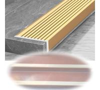 Modanature per scale antiscivolo, gradini per scale finiture bordo in alluminio a forma di L, per interni ed esterni