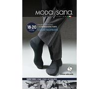 MODASANA calza riposante gambaletto cotone UOMO ANTRACITE 18-20 mmHg compression