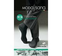 MODASANA calza riposante gambaletto cotone UOMO BLU 14-16 mmHg compressione grad