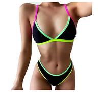 Modaworld Costumi Donna Mare Due Pezzi Donne Brasiliana Triangolo Costumi da Bagno Push Up Bikini Donne Swimwear Estate Beachwea
