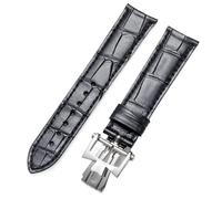 MODBAND Per Vacheron Constantin cinturino in pelle da uomo da donna originale VC Inheritance Art Master Wu Lu cinturino in pelle di coccodrillo(Black,18mm)