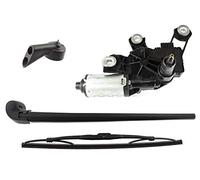 MODECAR - Compatibile con Audi A4 B7 / Avant 04-08 SET: Motore tergicristallo lunotto posteriore + braccio tergicristallo + spazzola tergicristallo + ugello lavavetri lunotto posteriore 3 pezzi CPL